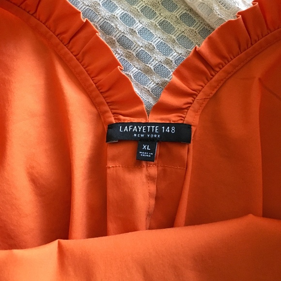 Lafayette 148 OrangeTop - Picture 3 of 9